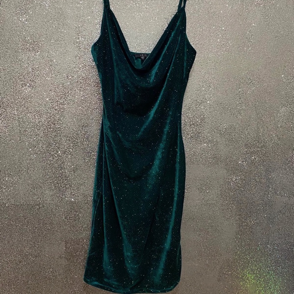 Sexy Green Plunge Dress